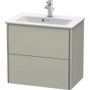 DURAVIT XS416506060 Waschtischunterbau XSquare, 2 Schubk.