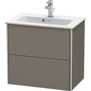 Duravit xs416505090909090 Meuble sous-lavabo XSquare, 2 tiroirs.
