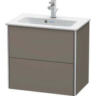 Duravit xs416505090909090 Meuble sous-lavabo XSquare, 2 tiroirs.