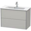 Duravit xs416600707 Meuble sous-lavabo XSquare, 2 tiroirs.