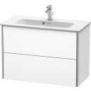 Duravit xs416601818 Meuble sous-lavabo XSquare, 2 tiroirs