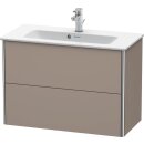 Duravit xs41616604343 Meuble sous-lavabo XSquare, 2 tiroirs