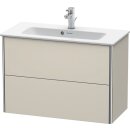 Duravit xs41616609191 Meuble sous-lavabo XSquare, 2 tiroirs