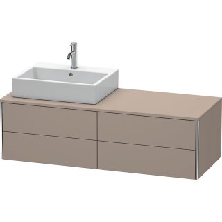 DURAVIT XS4913L4343 WTU XSquare, 4 SK, wandh, Becken li