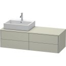 DURAVIT XS4913L6060 WTU XSquare, 4 SK, wandh, Becken li