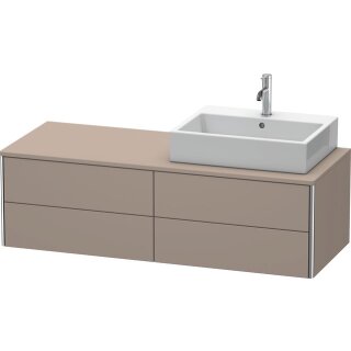 Duravit xs4913r4343 wtu XSquare, 4 sk, wall, basin re