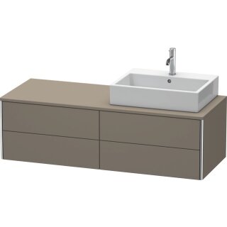 DURAVIT XS4913R9090 WTU XSquare, 4 SK, wandh, Becken re