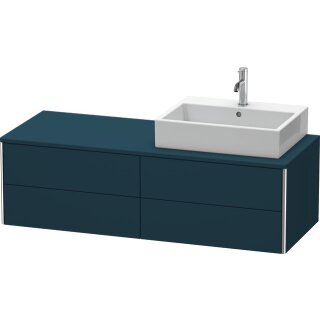 DURAVIT XS4913R9898 WTU XSquare, 4 SK, wandh, Becken re