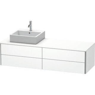 DURAVIT XS4914L1818 WTU XSquare, 4 SK, wandh, Becken li