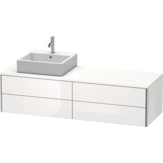 DURAVIT XS4914L2222 WTU XSquare, 4 SK, wandh, Becken li