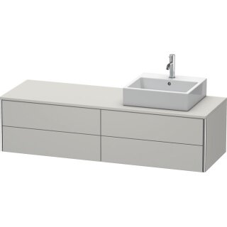 DURAVIT XS4914R0707 WTU XSquare, 4 SK, wandh, Becken re