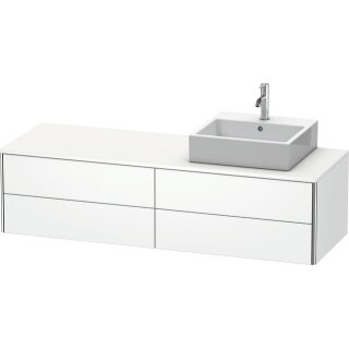 Duravit xs4914r181818 wtu XSquare, 4 sk, mur, vasque à droite