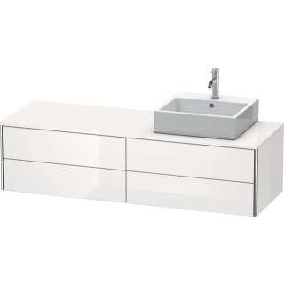 DURAVIT XS4914R2222 WTU XSquare, 4 SK, wandh, Becken re