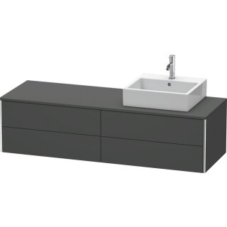 DURAVIT XS4914R4949 WTU XSquare, 4 SK, wandh, Becken re