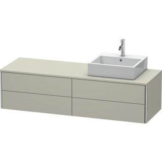 DURAVIT XS4914R6060 WTU XSquare, 4 SK, wandh, Becken re