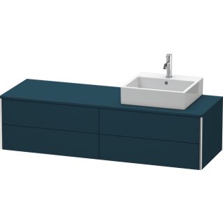 DURAVIT XS4914R9898 WTU XSquare, 4 SK, wandh, Becken re