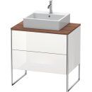 DURAVIT XS492008585 WT-Unterbau XSquare, 2 SK, bodenst.