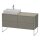 Duravit xs4923l9090 wtu XSquare 778x1400x548,sur pied