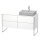 Duravit xs4923r1818 wtu XSquare 778x1400x548,sur pied