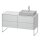 DURAVIT XS4923R3636 WTU XSquare 778x1400x548,bodenstehend