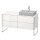 Duravit xs4923r8585 wtu XSquare 778x1400x548,sur pied