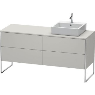 Duravit xs4924r0707 wtu XSquare 778x1600x548,sur pied