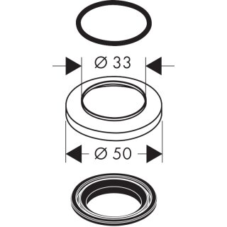 Hansgrohe 32799000 Unterlegscheibe 1-L.Waschtischmischer