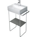 Duravit 009966668700 Incrustation en verre sur consoles m&eacute;talliques f.