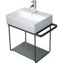 Duravit 009966668700 Incrustation en verre sur consoles m&eacute;talliques f.