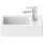 Duravit 07243838000000 Meuble lave-mains pour meuble 380mm, blanc