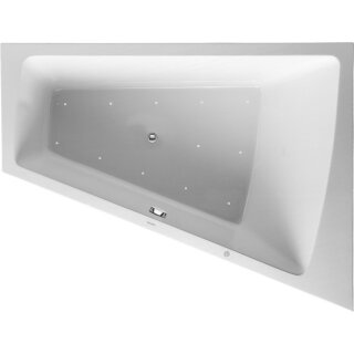 Duravit 760217000AS0000 Baignoire balnéo Paiova 1800x1400mm, blanc