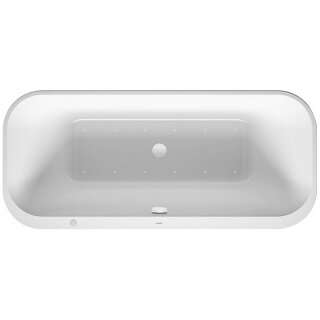 Duravit 76045453800AS0000 Baignoire balnéo Happy D.2Plus 1800x800mm,