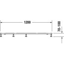 Duravit 79138500000000000 Cadre de base pour receveur de douche Tempano