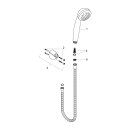Hansgrohe 2757676000 Ensemble de douche crometta 85 1 jet/Porter c