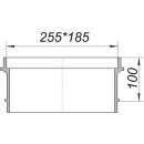 Dallmer 724953 Verl&auml;ngerungsrahmen, 100 mm