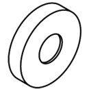 Cache rosace HEWI, s&eacute;rie 801,