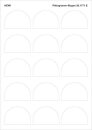 HEWI pictogram sheet 25 motifs self-adh blank, width 60 mm, height 41 mm