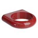 HEWI holder, Series 477, depth 100 mm ruby red
