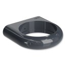 Support HEWI, série 477, P 100 mm gris anthracite