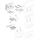 Geberit 115228211 BetPl. Kappa20, pour 2 volumes-Sp.