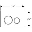 Geberit 115884JM1 Sigma21 BetPl., f&uuml;r 2-Mengen-Sp&uuml;lung