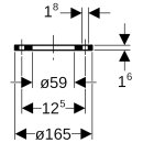 Geberit 23718 Mapress Kupfer Losflansch PN 10/16
