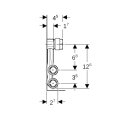Geberit 24045 Mapress C-Stahl Set Anschluss-T-St&uuml;ck