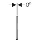 Geberit 243270KH1 Typ 30 Bet&auml;tigungsplatte f&uuml;r UR-Strg.