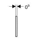 Geberit 243270KH1 Typ 30 Bet&auml;tigungsplatte f&uuml;r UR-Strg.