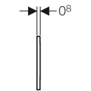 Geberit 243271KH1 Typ 30 Abdeckplatte zu UR-Strg. IR