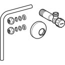 Geberit 24374323211 Kit de raccordement lat&eacute;ral 3/8&quot; pour leau