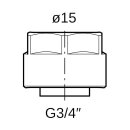Geberit 25073 Anschlussverschraubung f&uuml;r Eurokonus