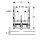 Geberit 461530001 GIS Element f&uuml;r Bidet, Universal
