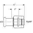 Geberit 61110 Mapress &Uuml;bergang mit MasterFix